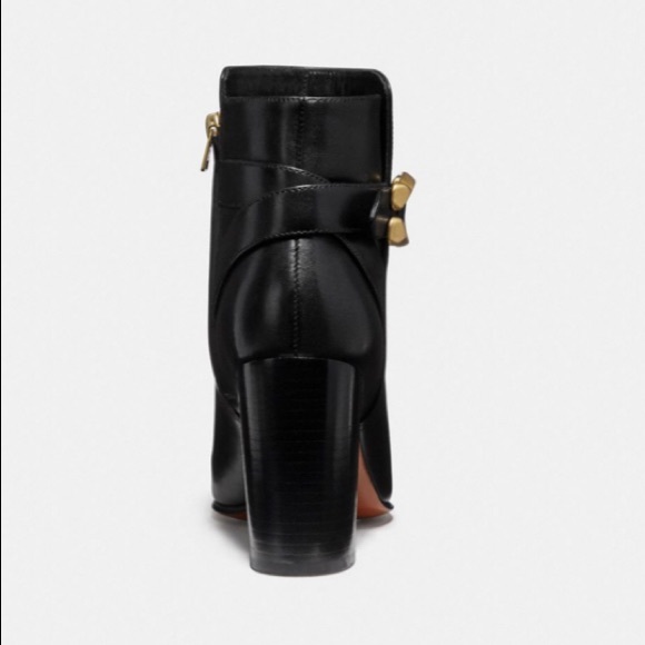 NWOB Coach Delaney Signature Buckle Heel Bootie - Picture 5 of 15